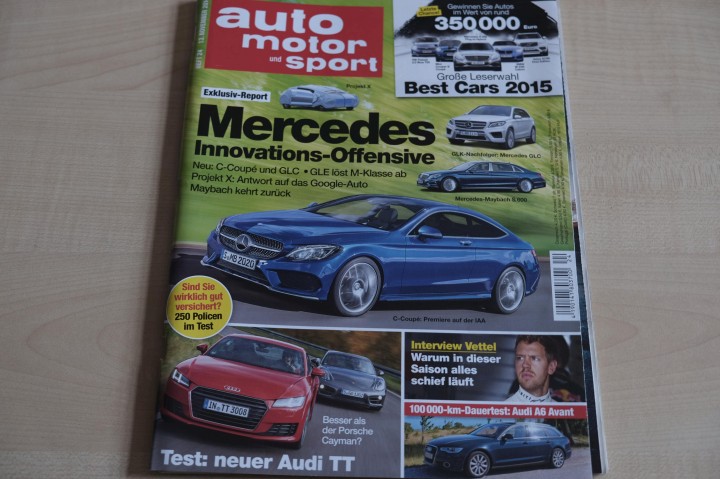 Deckblatt Auto Motor und Sport (24/2014)